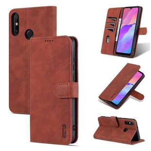 For Huawei Enjoy 20e AZNS Skin Feel Calf Texture Horizontal Flip Leather Phone Case(Brown)