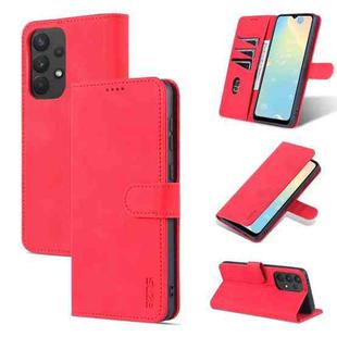 For Samsung Galaxy A53 5G AZNS Skin Feel Calf Texture Horizontal Flip Leather Phone Case(Red)