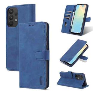 For Samsung Galaxy A53 5G AZNS Skin Feel Calf Texture Horizontal Flip Leather Phone Case(Blue)