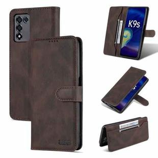 For OPPO K9s / Realme Q3s AZNS Dream II Skin Feel Horizontal Flip Leather Case(Coffee)