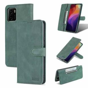 For vivo Y15s / Y15a / T1 5G AZNS Dream II Skin Feel Horizontal Flip Leather Case(Green)