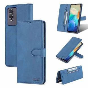 For vivo Y76s 5G / Y74s AZNS Dream II Skin Feel Horizontal Flip Leather Case(Blue)