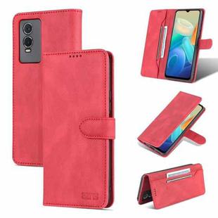 For vivo Y76s 5G / Y74s AZNS Dream II Skin Feel Horizontal Flip Leather Case(Red)