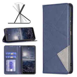 For Nokia G21 / G11 Prismatic Invisible Magnetic Leather Phone Case(Blue)