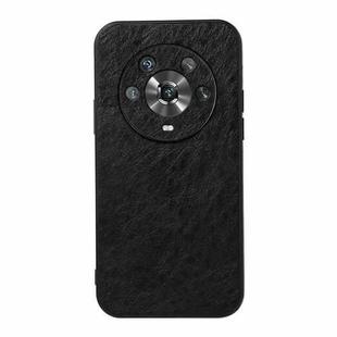 For Honor Magic4 Crazy Horse Texture PU Phone Case(Black)