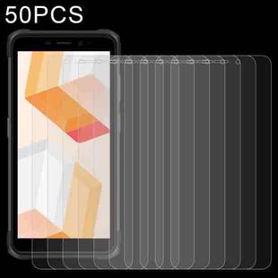 50 PCS 0.26mm 9H 2.5D Tempered Glass Film For Ulefone Armor X10 Pro