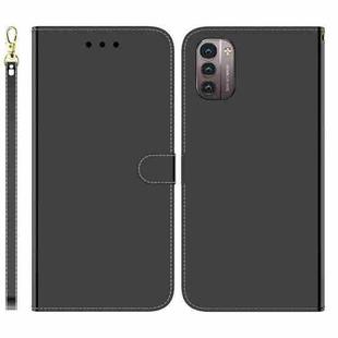 For Nokia G11 / G21 Imitated Mirror Surface Horizontal Flip Leather Phone Case(Black)