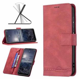 For Nokia G21 / G11 Magnetic Clasp RFID Blocking Anti-Theft Leather Case(Red)