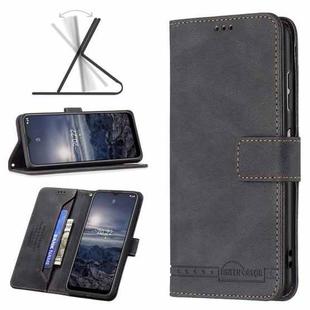 For Nokia G21 / G11 Magnetic Clasp RFID Blocking Anti-Theft Leather Case(Black)