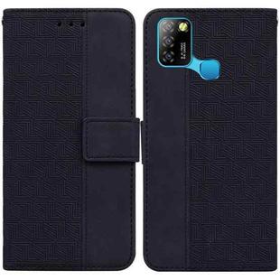 For Infinix Smart 5 X657 / Hot 10 Lite Geometric Embossed Leather Phone Case(Black)