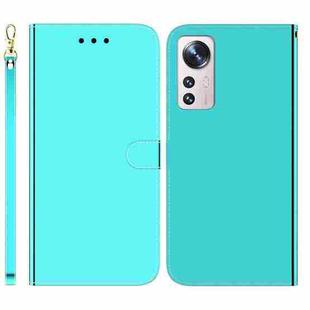 For Xiaomi 12 Pro Imitated Mirror Surface Horizontal Flip Leather Phone Case(Mint Green)