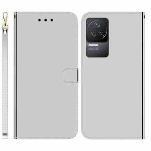 For Xiaomi Redmi K50 / K50 Pro Imitated Mirror Surface Horizontal Flip Leather Phone Case(Silver)