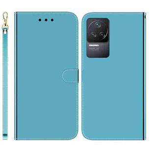 For Xiaomi Redmi K50 / K50 Pro Imitated Mirror Surface Horizontal Flip Leather Phone Case(Blue)