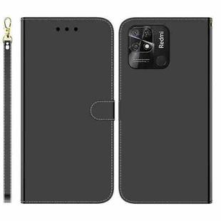 For Xiaomi Redmi 10C Imitated Mirror Surface Horizontal Flip Leather Phone Case(Black)
