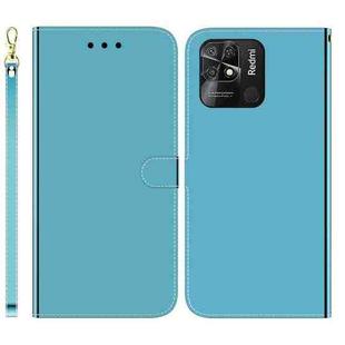For Xiaomi Redmi 10C Imitated Mirror Surface Horizontal Flip Leather Phone Case(Blue)