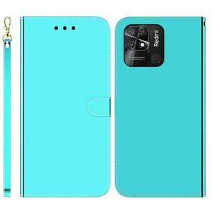 For Xiaomi Redmi 10C Imitated Mirror Surface Horizontal Flip Leather Phone Case(Mint Green)