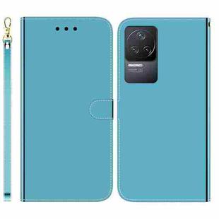 For Xiaomi Redmi K40S Imitated Mirror Surface Horizontal Flip Leather Phone Case(Blue)