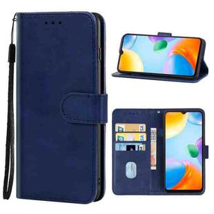 Leather Phone Case For Xiaomi Redmi 10C(Blue)