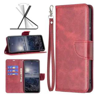 For Nokia G21 / G11 Retro Lambskin Texture Leather Phone Case(Red)