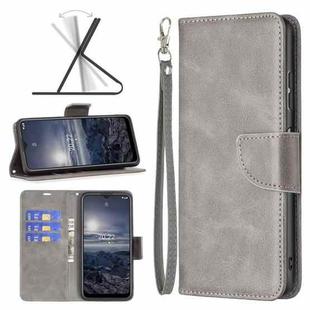 For Nokia G21 / G11 Retro Lambskin Texture Leather Phone Case(Grey)