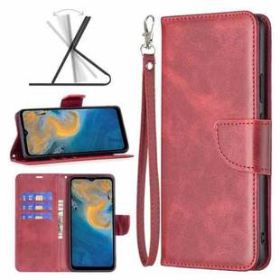 For ZTE Blade A51 Retro Lambskin Texture Leather Phone Case(Red)