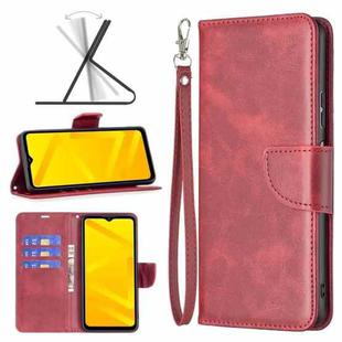 For ZTE Blade A71 Retro Lambskin Texture Leather Phone Case(Red)