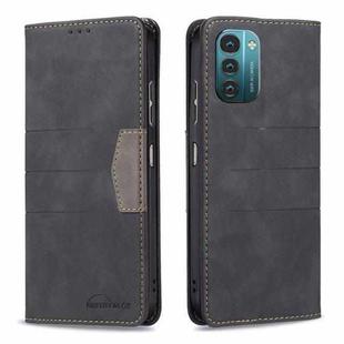For Nokia G11 / G21 Magnetic Splicing Leather Phone Case(Black)