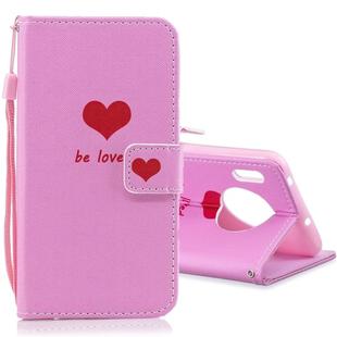 For Huawei Mate 30 Horizontal Flip Leather Case with Holder & Card Slots & Wallet(A Red Heart)