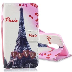 For Huawei Nova 5i Pro Horizontal Flip Leather Case with Holder & Card Slots & Wallet(LOVE Tower)