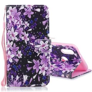 For Galaxy A10s Horizontal Flip Leather Case with Holder & Card Slots & Wallet(Lily)