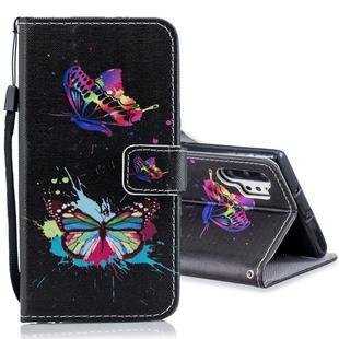 For Galaxy Note 10 Pro Horizontal Flip Leather Case with Holder & Card Slots & Wallet(Color Butterfly)