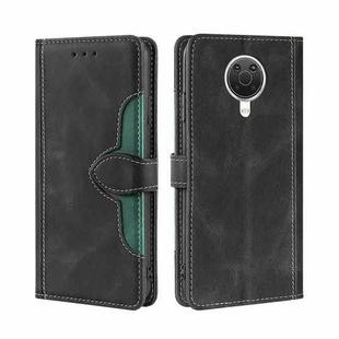 For Nokia 6.3 / G20 Skin Feel Straw Hat Magnetic Buckle Leather Phone Case(Black)