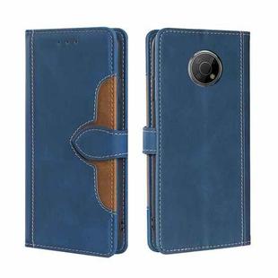 For Nokia G300 Skin Feel Straw Hat Magnetic Buckle Leather Phone Case(Blue)