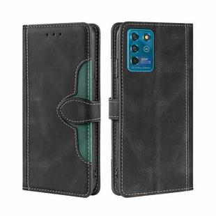 For ZTE Blabe V30 Vita Skin Feel Straw Hat Magnetic Buckle Leather Phone Case(Black)