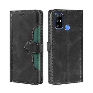 For Doogee X96 Pro Skin Feel Straw Hat Magnetic Buckle Leather Phone Case(Black)