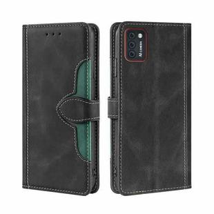 For CUBOT Note 7 Skin Feel Straw Hat Magnetic Buckle Leather Phone Case(Black)