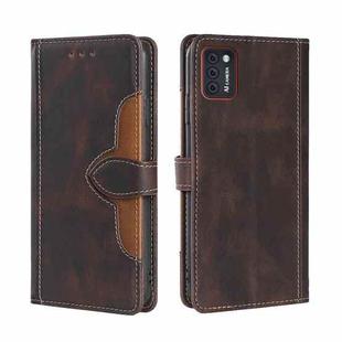 For CUBOT Note 7 Skin Feel Straw Hat Magnetic Buckle Leather Phone Case(Brown)