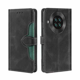 For CUBOT Note 20 Skin Feel Straw Hat Magnetic Buckle Leather Phone Case(Black)