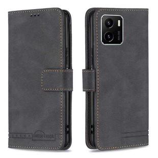 For vivo Y15s Magnetic Clasp RFID Blocking Anti-Theft Leather Phone Case(Black)