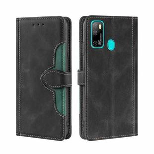 For Ulefone Note  9P Skin Feel Straw Hat Magnetic Buckle Leather Phone Case(Black)
