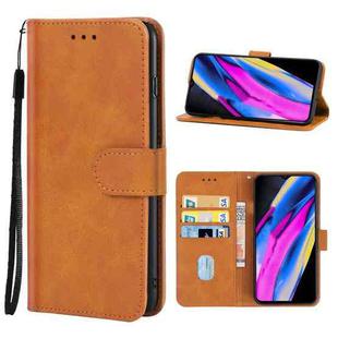 Leather Phone Case For OPPO Realme Narzo 50A Prime(Brown)