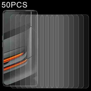 50 PCS 0.26mm 9H 2.5D Tempered Glass Film For OPPO Realme GT Neo3