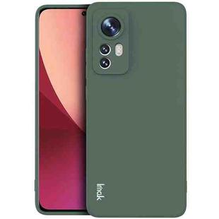 For Xiaomi 12 / 12X IMAK UC-4 Series Straight Edge TPU Soft Phone Case(Dark Green)
