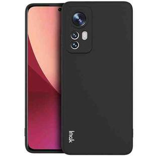 For Xiaomi 12 / 12X IMAK UC-4 Series Straight Edge TPU Soft Phone Case(Black)