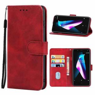 Leather Phone Case For BQ Aquaris V Plus(Red)
