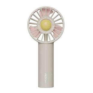 ROCK Mini Handheld Electric Fan(Light Yellow)