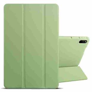 For Huawei Matepad 11 2021 3-folding Honeycomb TPU Leather Tablet Case(Green)