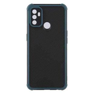 For OPPO A53/A32/A33/A53s 4G Eagle Eye Armor Dual-color TPU + PC Phone Case(Dark Green)