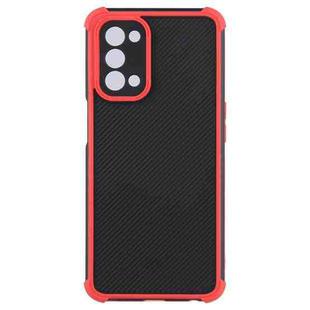 For OPPO A54 5G/A74 5G/A93 5G Eagle Eye Armor Dual-color TPU + PC Phone Case(Red)