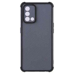 For OPPO A74 / F19 4G Eagle Eye Armor Dual-color TPU + PC Phone Case(Black)